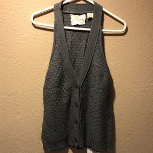 Coincidence and Chance sweater vest grey size L